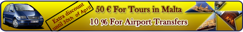 Book now your Malta Airport Transfer for Winter-Spring 2010 Promotion
